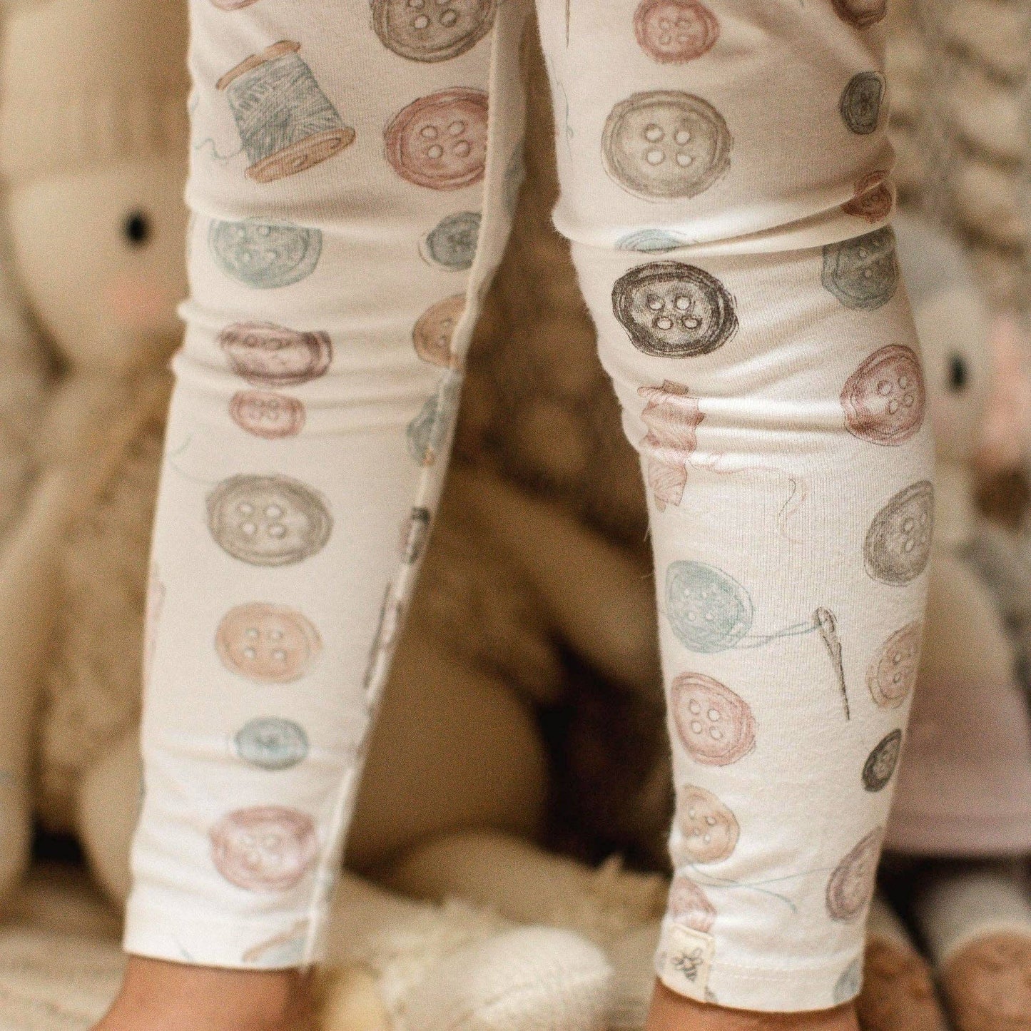 Little Button Organic Tunic & Pants Set