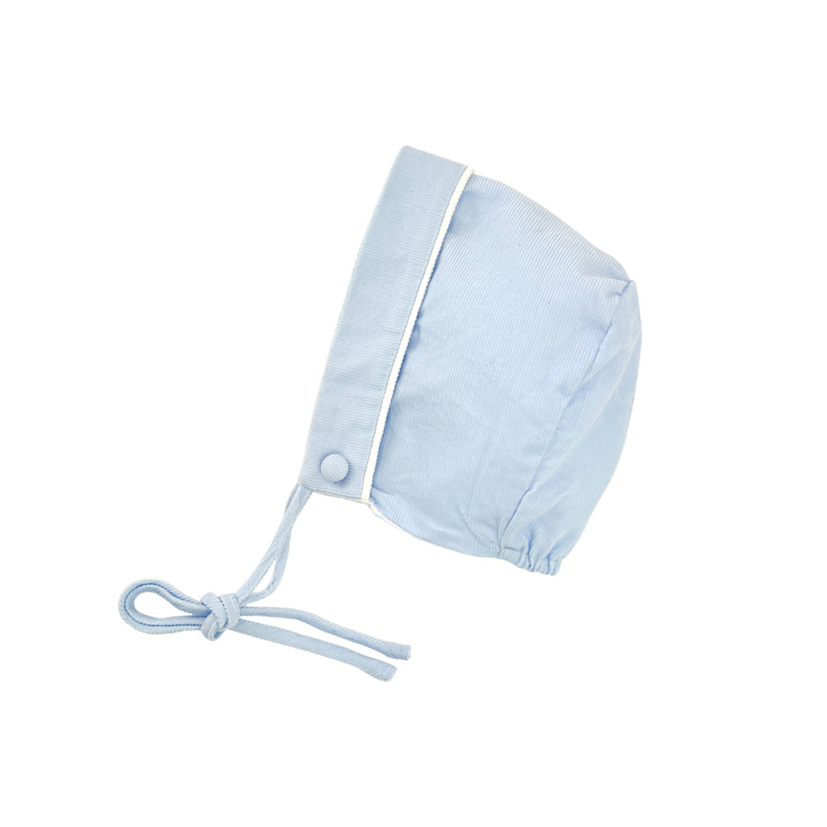 Light Blue Corduroy Coat & Hat: 6/9M