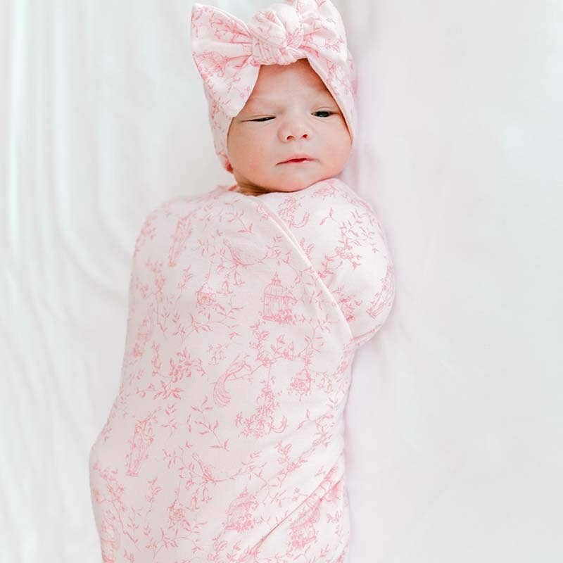 COCOON SWADDLE: Teddy Tiles / Small