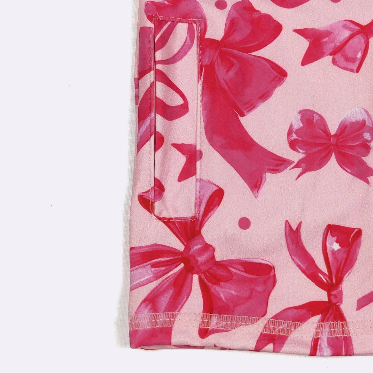 Fuchsia Coquette Athletic Girls Set