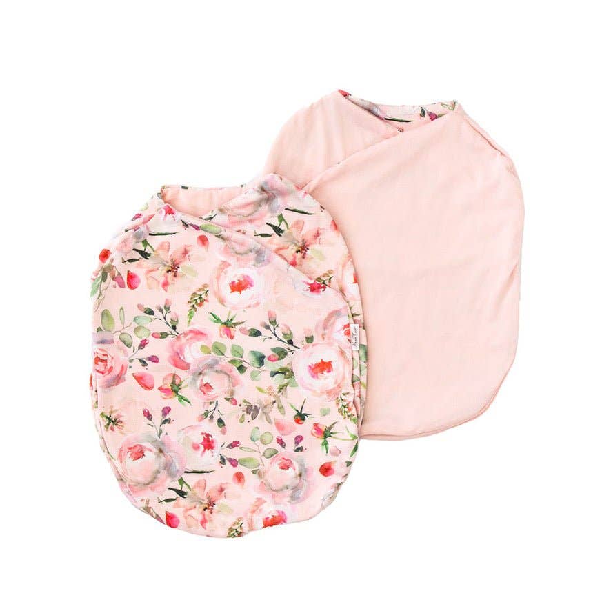 COCOON SWADDLE: Blushing Eucalyptus / Small