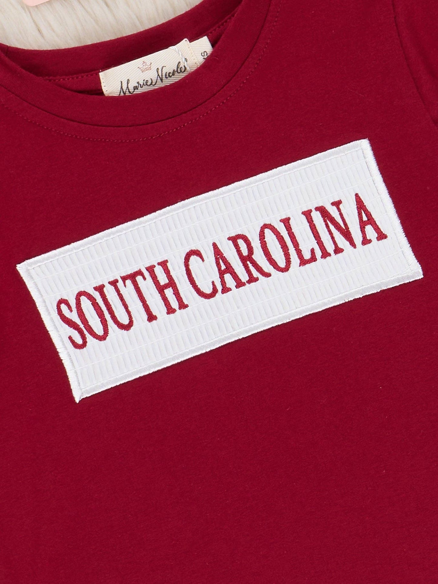 South Carolina Smocked Gingham Outfit