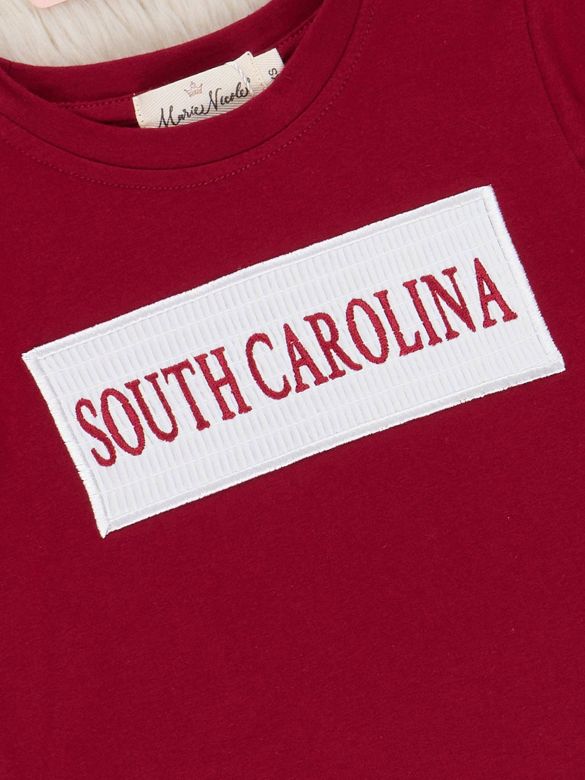 South Carolina Smocked Gingham Outfit