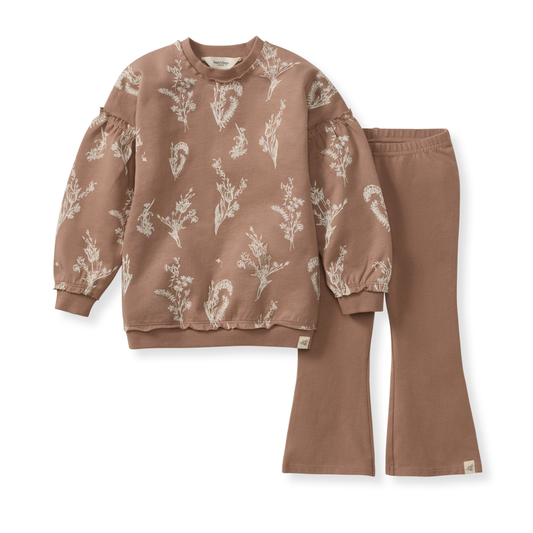 Little Wild Flower Toddler Sweat Set