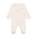 Teddy Bear Footed Zip Sleepsuit