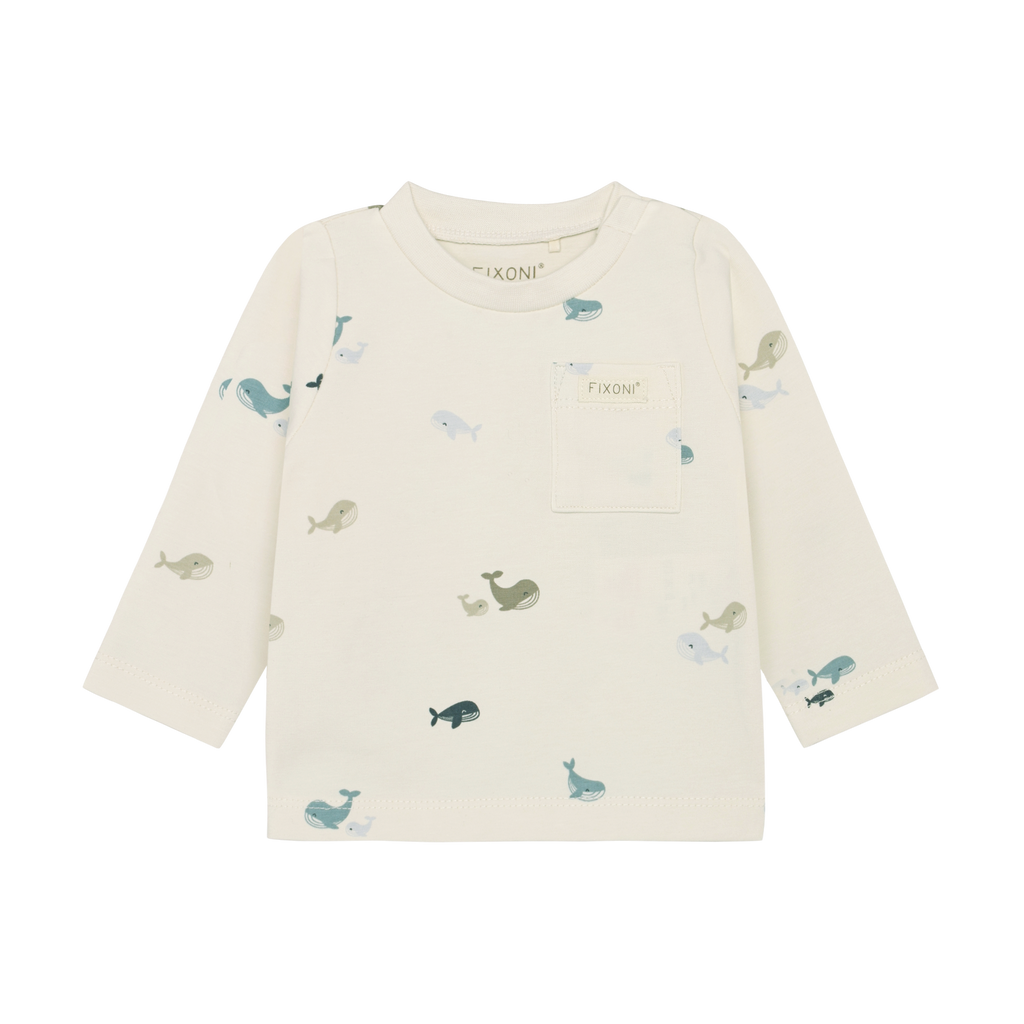 Whale Long‑Sleeve Top