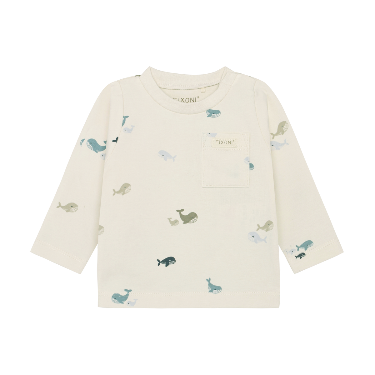 Whale Long‑Sleeve Top