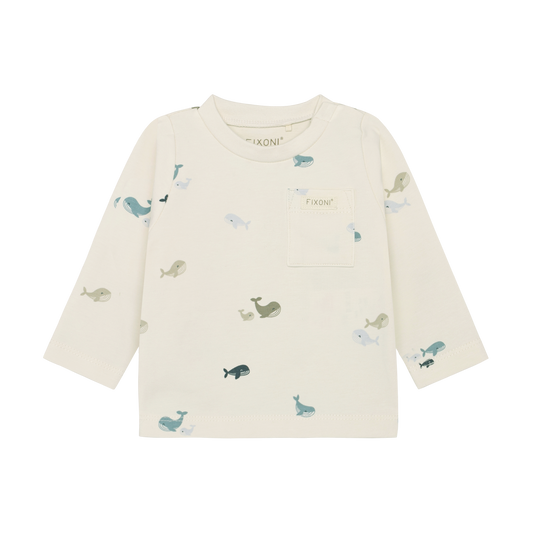 Whale Long‑Sleeve Top