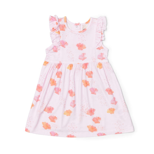 Pink Seashells Modal Dress