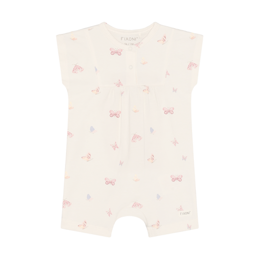 Butterfly Sleeveless Short Romper