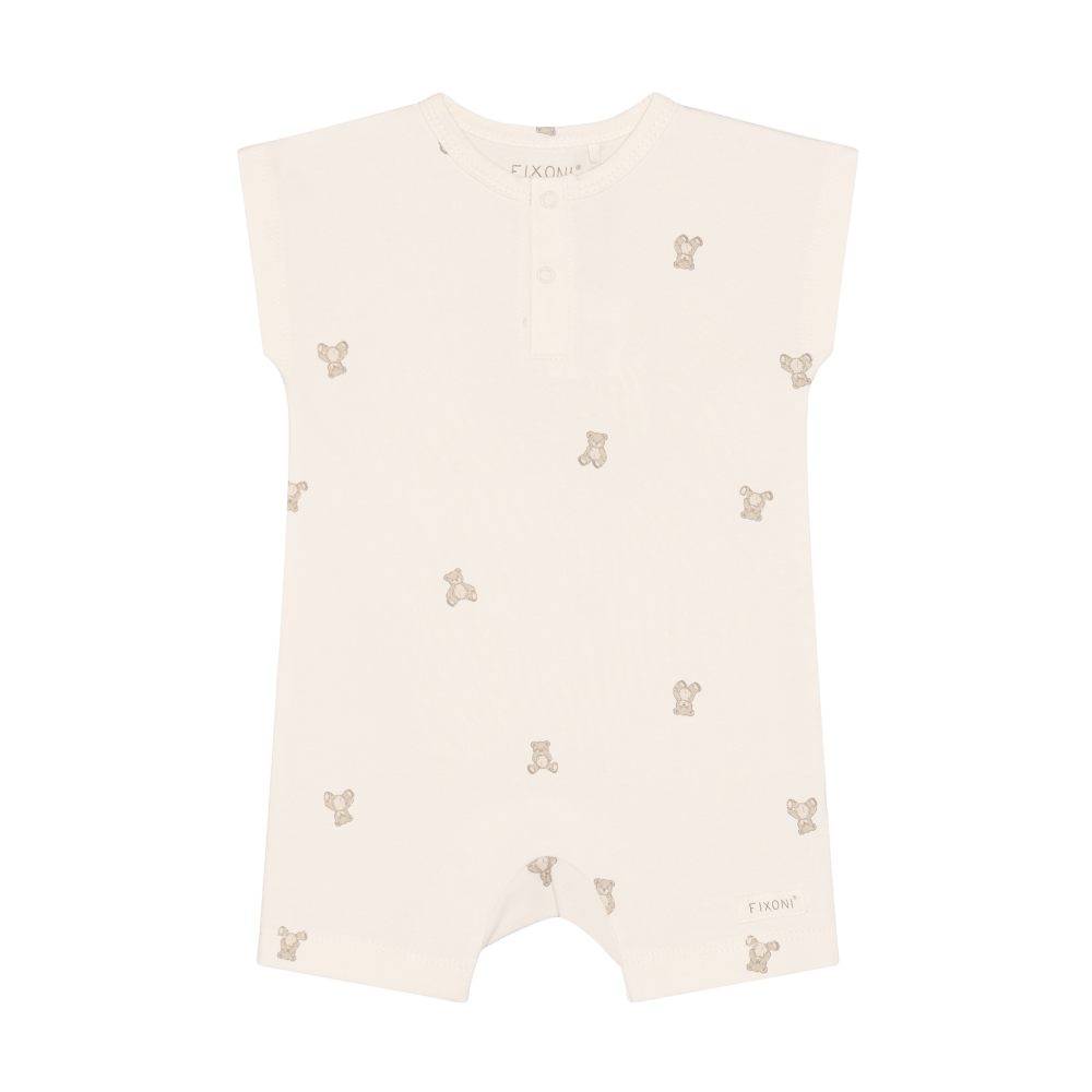 Teddy Bear Sleeveless Short Romper