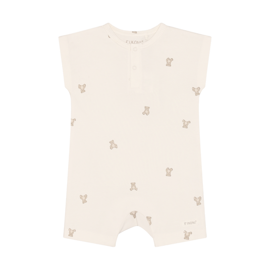 Teddy Bear Sleeveless Short Romper