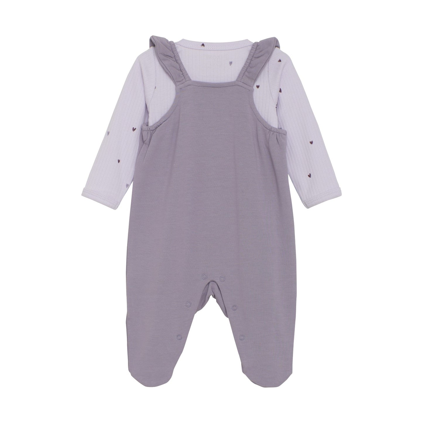 FIXONI Body Suit and Romper Set - Purple Ash