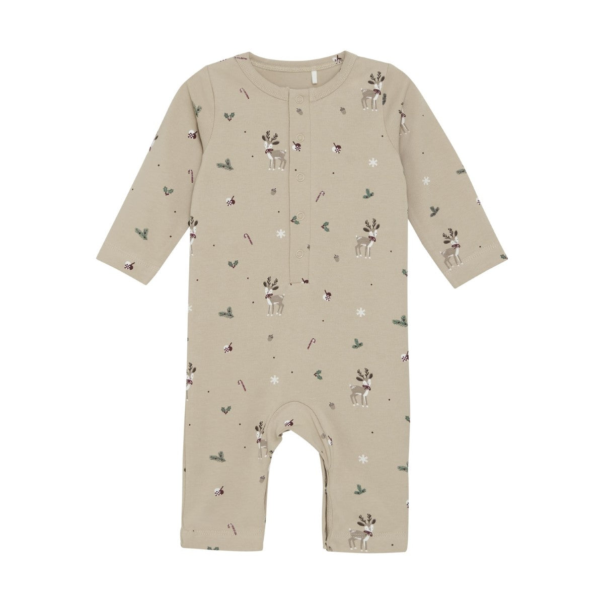 FIXONI Long Sleeve Christmas Romper - Moonlight - Wild Lapin Children’s Boutique