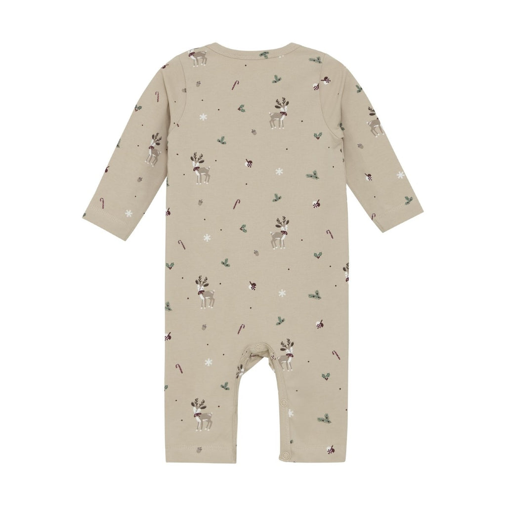 FIXONI Long Sleeve Christmas Romper - Moonlight - Wild Lapin Children’s Boutique