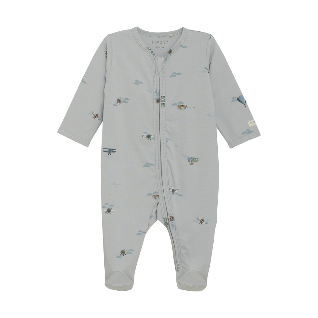 FIXONI Baby Zip Sleepsuit – Sky Adventure - Wild Lapin Children’s Boutique